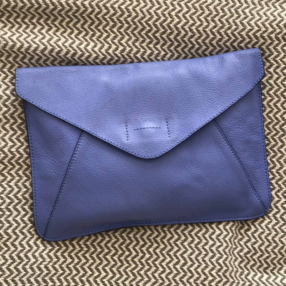 GAP leather clutch